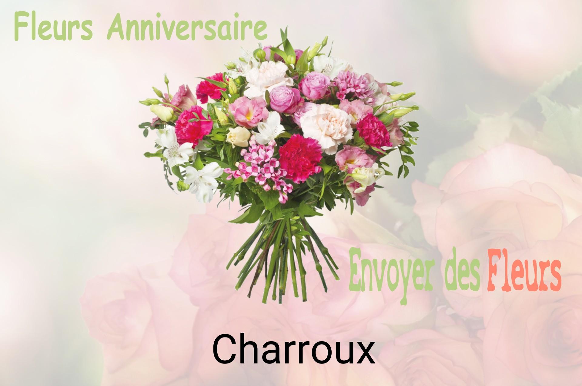 Bouquet de fleurs d’anniversaire livré à Charroux