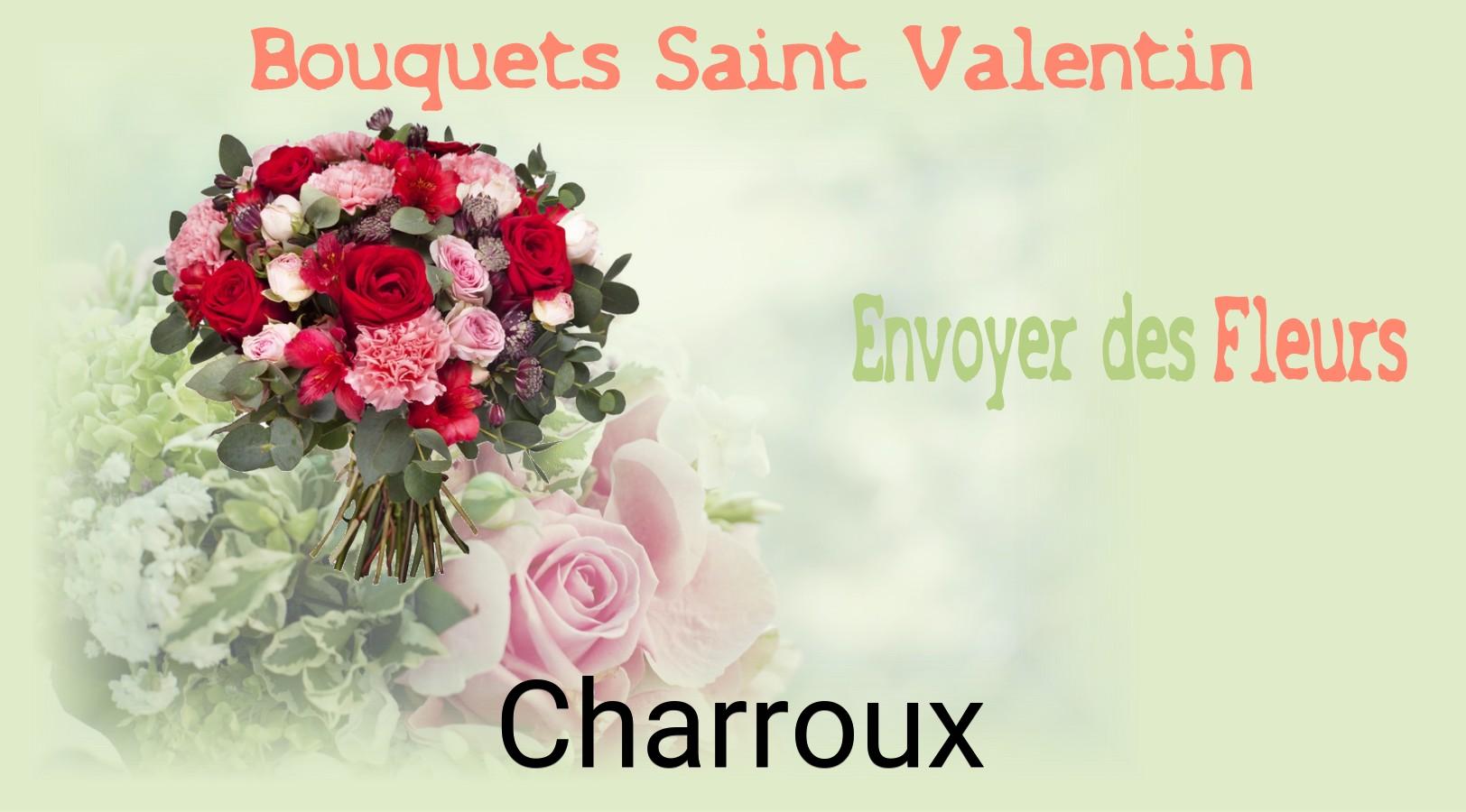 Roses de Saint-Valentin livrées à Charroux